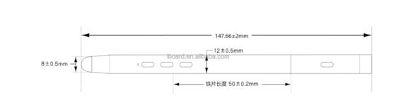 Micro-USB Intelligent Pen 2.4GHz RF sans fil pour le panneau tactile interactif Android Pen pour le moniteur à écran tactile
