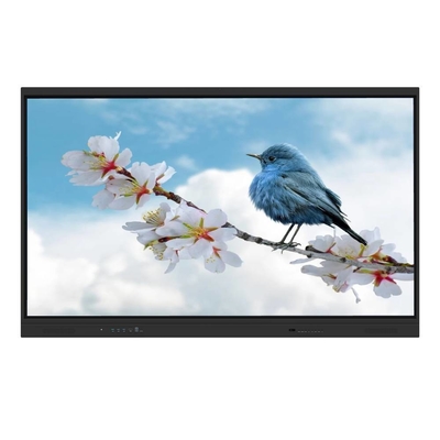 55 65 75 86 98 pouces de support système double interactif panneau plat interactif tableau blanc