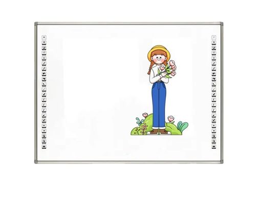 Tableau interactif IR de 102 pouces avec surface en céramique / nano pour la salle de classe