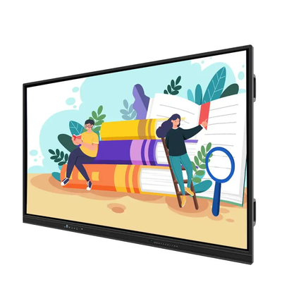 Moniteur d'écran tactile interactif certifié Google EDLA avec système Android 13 et logiciel d'écriture