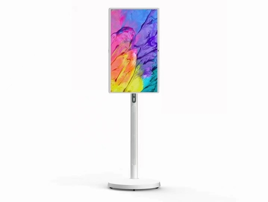 Écran tactile portable 32 pouces LCD mobile 13MP Caméra intégrée Android 14 8+128G pour KTV Home Bar