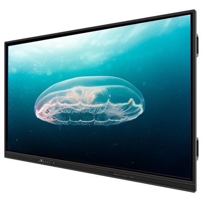 Écran tactile interactif de 98 pouces Moniteur de caméra micro haut-parleur intégré android win os tout en un pc pour bureau de conférence
