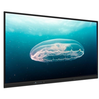 Écran tactile interactif de 98 pouces Moniteur de caméra micro haut-parleur intégré android win os tout en un pc pour bureau de conférence