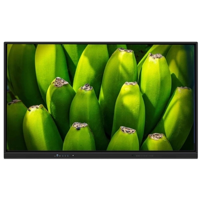 LCD Smart Board 75 86 pouces USB HDMI TYPE-C WIFI BT haut-parleurs intégrés Android PC Lecteur multimédia pour salle de conférence
