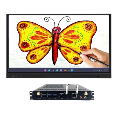 Tableau blanc interactif 4K UHD Tableau blanc interactif à écran tactile Tableau intelligent Tableau intelligent pour l'enseignement des réunions