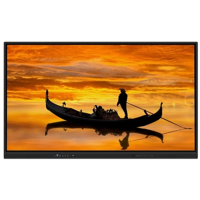 75 pouces LCD Smart Board Android 14 50 points tactiles avec port USB VGA DP WIFI Bluetooth pour la formation au bureau de l'école