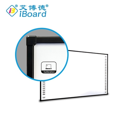 Tableau blanc interactif infrarouge 82 96 102 120 pouces Porte USB Ordinateur Android OS Porteur de barre latérale pour réunion scolaire
