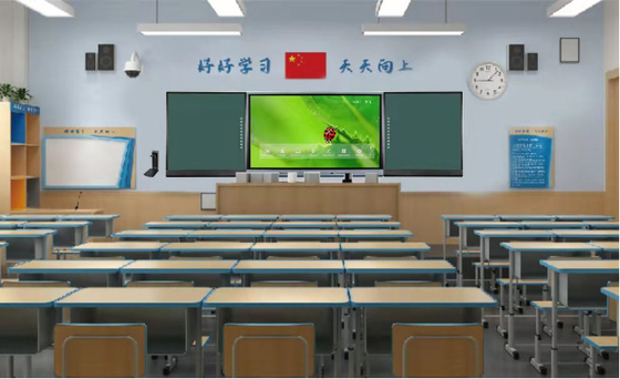 75 pouces Équipement éducatif Écran tactile Meilleur tableau intelligent Interconnecté LCD tableau noir intelligent