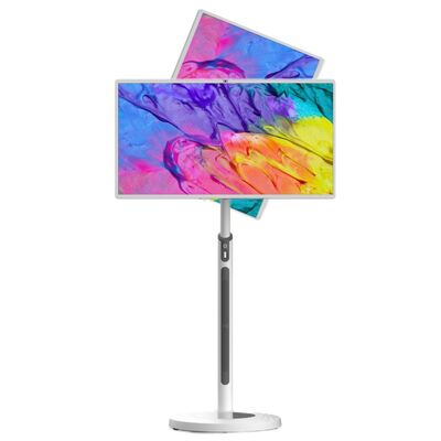 Télévision intelligente portable de 32 pouces avec écran IPS et batterie rechargeable