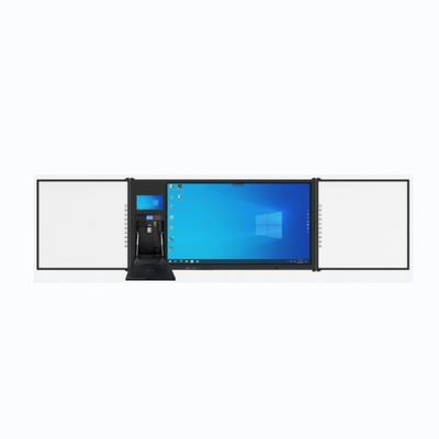 iboard direct de l'usine 75 pouces verrouillable réenregistrable interconnecté Blackboard Smart Whiteboard interactif affichage de panneau plat tout en un avec support de support marqueur stylo Chalk solution éducative d'écriture