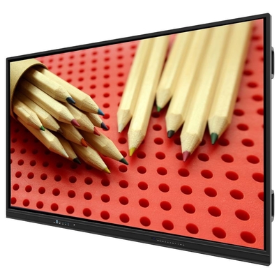 LCD Smart Board Android 14 4+32G Prix bas 65 75 86 pouces USB WIFI verre trempé Smart TV Moniteur pour bureau scolaire