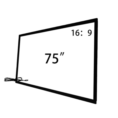 Cadre tactile personnalisé 19-200 pouces 20 points tactiles pour le mur vidéo intérieur Smart TV Kiosque de signalisation numérique