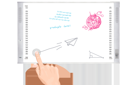 Fabrique Direct Android Win Système double céramique 96 pouces personnaliser tout en un interactif 20point IR infrarouge tableau blanc pour l'enseignement et l'utilisation en classe