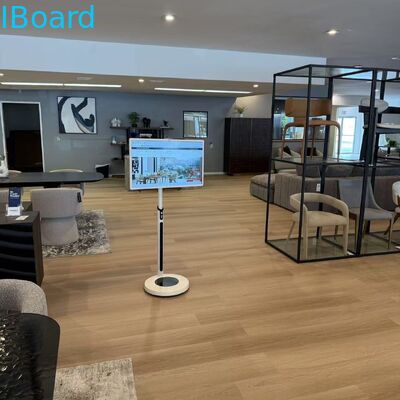 Kiosque à écran tactile portable de 32 pouces avec écran interactif de 10 points