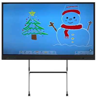 Dernière Android 14 LCD Smart Board 75 " Interactif tableau plat pour le lieu de travail de l'éducation