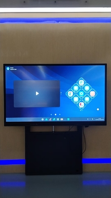 110 pouces IBoard tableau interactif écran tactile TV tableau interactif avec caméra 48MP, écran tactile 4K UHD, temps de réponse de 8 ms, système d'exploitation Android, écosystème d'applications ouvertes pour conférence scolaire