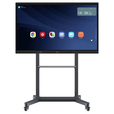 Écran tactile interactif Moniteur 75 pouces Ordinateur Android Wifi Bluetooth Hotspot Télécommande multi-utilisateur Internet Pour la salle de réunion du bureau de la classe