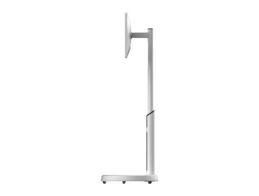 Vente d'usine 32 pouces blanc téléviseur portable KTV restaurant montrant salle de scène panneaux tactiles Android tablette avec roues mobiles une caméra et haut-parleurs