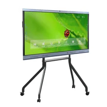 Version plus récente Système Android Interactive Flat Panel Avec Contraste élevé 1200: 1 Et Vitesse du curseur 100 Dot/S 20 Point tactile pris en charge avec écran de partage interactif tableau blanc