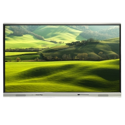 Résolution 4K Interactif Panneau plat 350 luminosité Haute luminosité Et 15W * 2 haut-parleurs Android 13 tableau blanc interactif Pour l'enseignement scolaire et la réunion