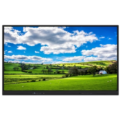 Version plus récente Système Android Interactive Flat Panel Avec Contraste élevé 1200: 1 Et Vitesse du curseur 100 Dot/S 20 Point tactile pris en charge avec écran de partage interactif tableau blanc