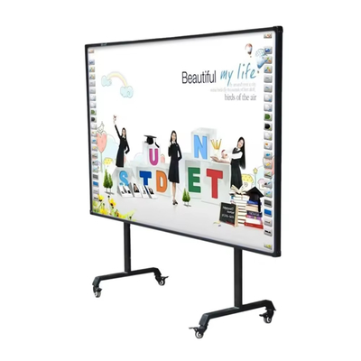 Tableau blanc électronique intelligent de 102 pouces Tableau tactile éducatif interactif Tableau blanc intelligent pour la salle de classe