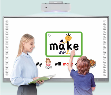 Tableau blanc interactif à écran tactile de 86 pouces avec compatibilité Mac et contraste 5000 1