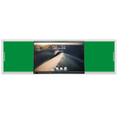 Tableau blanc intelligent 75 86 98 pouces avec système d'ordinateur Android Windows OPS Caméra Mic Scanner de documents facultatif pour l'enseignement en classe universitaire