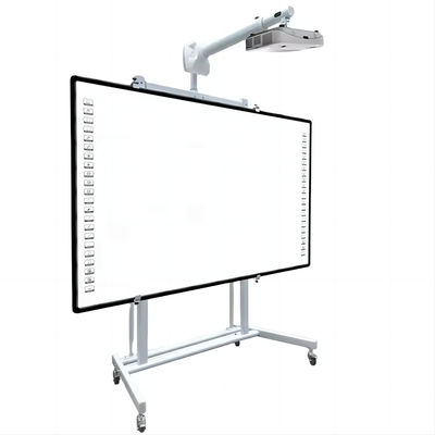 Tableau blanc numérique infrarouge de 82 pouces tableaux interactifs pour projection tactile