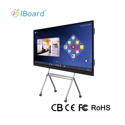 CIboard 65 pouces Smart TV Moniteurs Blackboard Interactif écran tactile à écran plat avec tout en un ordinateur d'équipement de réunion