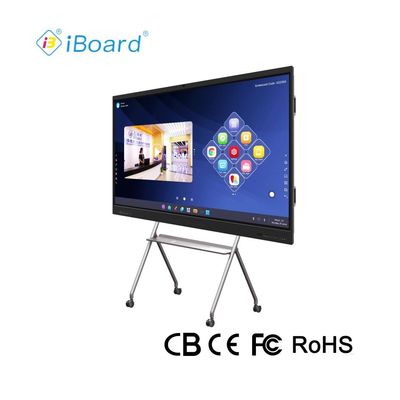 Iboard Factory Direct 75 pouces 4K Multi Touch Smart Screen Interactif Display à écran plat tableau blanc pour les réunions et l'enseignement