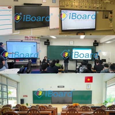 Blackboard intelligent avec 75 86 pouces Android tableau tactile avec caméra et microphone pour l'éducation et la formation