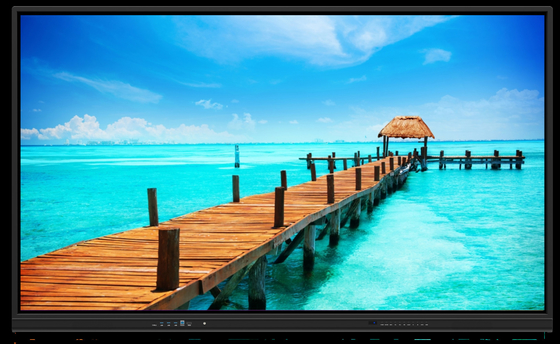 Moniteur tactile avec technologie tactile infrarouge et résolution Ultra HD 4K 3840*2160