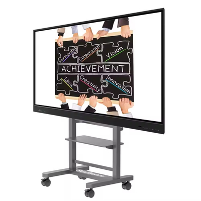 Prix d'usine 4k 55 65 75 85 96 110 pouces écran tactile multi-langue logiciel LCD intelligent Android carte interactive