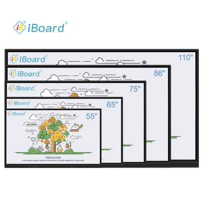 55 65 75 86 pouces 4K LCD interactif tableau blanc panneau numérique salle de classe électronique tableau numérique tableau intelligent pour l'enseignement