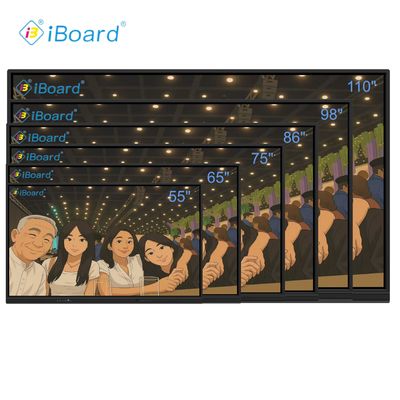 55 65 75 86 98 pouces 4K LCD interactif tableau blanc écran tactile écran intelligent salle de classe tableau électronique numérique tableau intelligent pour l'enseignement