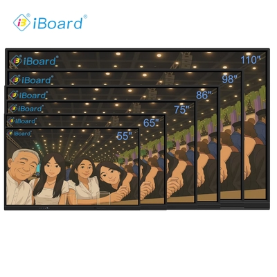 55 65 75 86 98 pouces 4K LCD interactif tableau blanc écran tactile écran intelligent salle de classe tableau électronique numérique tableau intelligent pour l'enseignement
