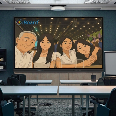 4 3 Ratio Iboard Tableau interactif avec connectivité VGA et Android 11 8 64G