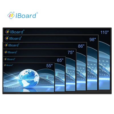 65 75 86 98 110 pouces 4K LCD Interactive Smart Board Panneau tactile Écran intelligent pour la salle de classe