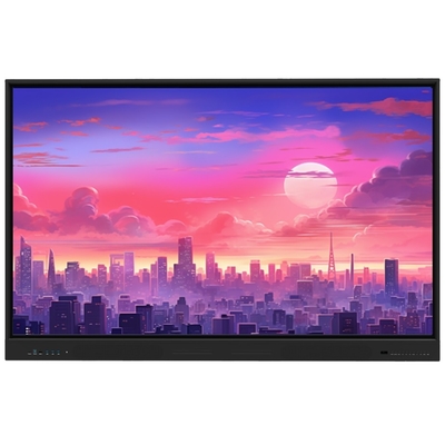 Android haut de gamme (16+256GB) 75 pouces Interactif Panneau plat
