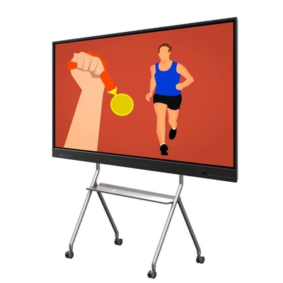 Tableau blanc interactif portable en noir avec interface USB d'étalonnage manuel et couleur OEM