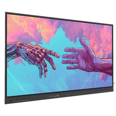 LCD Smart Board 65 75 86 pouces PC Android Ordinateur Infrarouge Panneau tactile Smart TV Board avec logiciel pour les réunions de l'enseignement scolaire