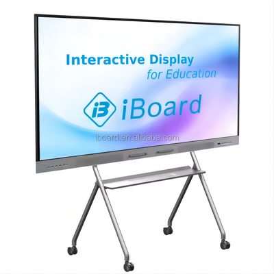 iBoard 65 pouces 4k LCD interactif Les tableaux numériques de panneau plat Smart Touch Screen pour salle de conférence