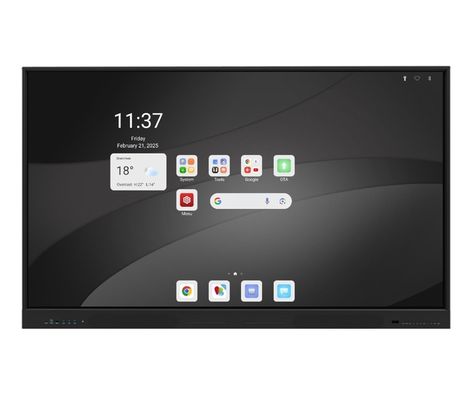 Nouveau panneau plat interactif Android de 75 pouces pour classe intelligente et conférence