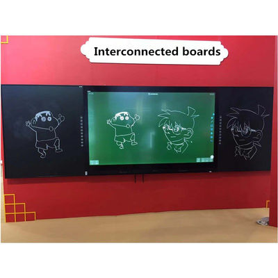 75" éducation d'école intelligente du panneau 350cd/m2 2.5ms du moniteur interactif LED d'écran tactile