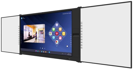 iBoard Factory Android 14 8+128G Interactif tableau plat avec contraste élevé 1200:1 et vitesse du curseur 100 points/S 20 points de contact pris en charge avec écran partagé tableau blanc interactif