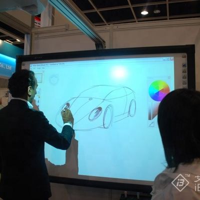 20 points de contact Iboard tableau interactif avec matériel de cadre en aluminium et support mobile mobile