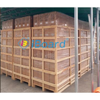 Tableau blanc interactif IBoard 75 pouces, tableau intelligent, écran plat interactif intelligent, écran tactile numérique intelligent, double système pour l'enseignement scolaire et le bureau