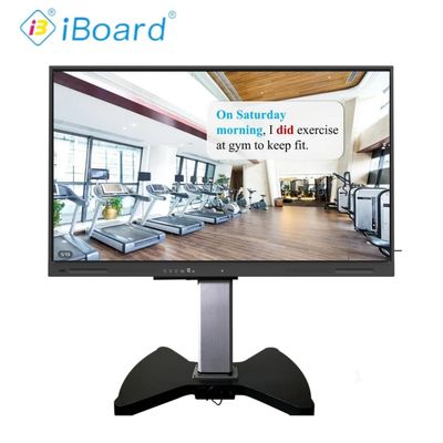 65 pouces 4K UHD Interactive Smart TV à écran plat avec nouvel équipement système Android pour les réunions de bureau en classe