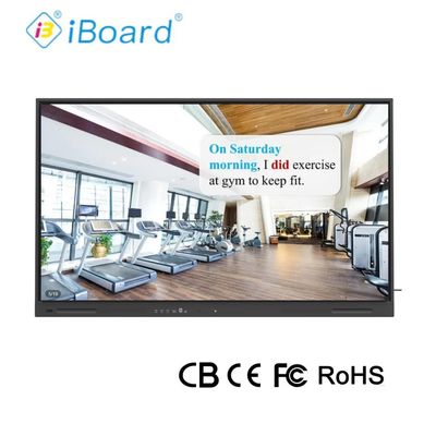 65 pouces 4K UHD Interactive Smart TV à écran plat avec nouvel équipement système Android pour les réunions de bureau en classe